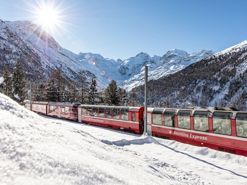 BERNİNA EXPRESS ILE  BİR AVRUPA MASALI TURU Türk Hava Yolları ile 7 gece